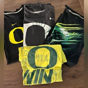 Set of 4 Oregon Ducks Nike Tees